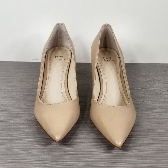 Marc Fisher LTD. Zala Pump, Nude Leather, Womens Size 8.5 M - Picture 2 of 12